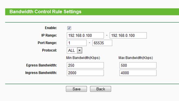 Upload And Download Limit For Phones Router Settings